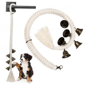 Chien De Sonnettes Par La Formation De Pot De Bell Pour Les Petits Chiens 2 Corde De Coton Chien De Sonnettes De Porte, Bouton De Pet Sonnette De La Porte Des Cordes - Neuf
