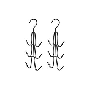 Organisateur m&eacute;tallique suspendu pour sacs &agrave; main et accessoires, lot de 2 - Neuf