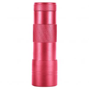 HJLIAN Lampe torche UV 3 W 12 LED Expert Jade pour l'evaluation des bijoux, detection de fluorescence, rose rouge - Neuf