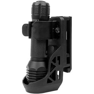 &Eacute;tui De Lampe De Poche Tactique Avec Syst&egrave;me De Verrouillage Lat&eacute;ral &Agrave; Levier, Ensemble De Torche G&eacute;n&eacute;rale Rotative &Agrave; 360 &deg;, Ensemble De Torche En Plastique D&eacute;branchement Rapide - Neuf