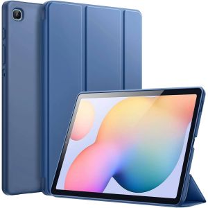 Pour Samsung Galaxy Tab S6 Lite 10.4 ''2020/2022/2024 Sm-P613 P620 Étui À Trois Volets Support Magnétique À Rabat Housse De Protection En Cuir Pu.Yt Navy Blue.S6 Lite 2020 P610 - Neuf