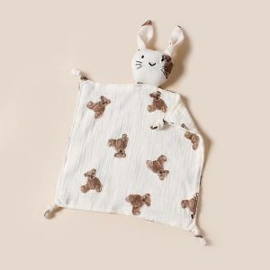 Couverture En Mousseline De Coton Pour Bebe, Douce, Pour Nouveau-Ne, Poupees Endormies, Chat Mignon, Jouet Pour Enfants, Serviette Apaisante, Bavoir, Serviette A Salive, Animaux En Peluche - Neuf