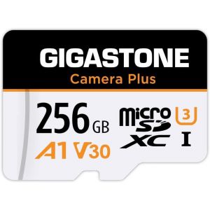 [] Carte Micro Sd 256 Go, Camera Plus, Gopro, Cam&eacute;ra D'Action, Cam&eacute;ra De Sport, Haute Vitesse 100 Mo/S, Enregistrement Vid&eacute;o 4K Uhd, A1 V30 U3 Classe 10, Avec Adaptateur - Neuf