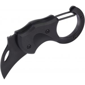 Porte-Clés Couteau Noir Pliant,Cadeaux Pour Hommes,Edc Pliable,Mini De Poche,Avec Mousqueton,Outdoor,De Ceinture - Neuf