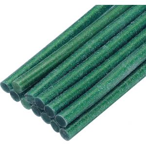 Bâtonnets de Colle Chaude Mini pour Pistolet à Colle 0,27 Pouce x 4 Pouces Pailleté Vert Foncé 12Pcs - Neuf
