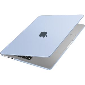 Coque Compatible avec MacBook Air 13 Pouces M4 M3 M2 2025 2024 2022 A3240 A3113 A2681, Coque Rigide Ultra-Mince Naturel Couleur pour MacBook Air 13,6 Pouces,Bleu Pastel - Neuf