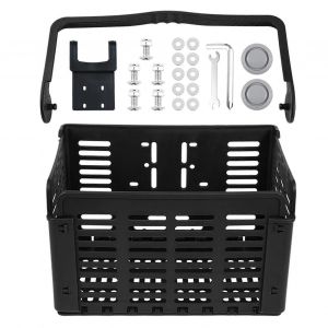 Panier De Velo Avant Amovible Pour Guidon De Velo, Support De Rangement Pour Velo De Route Et Vtt. - Neuf