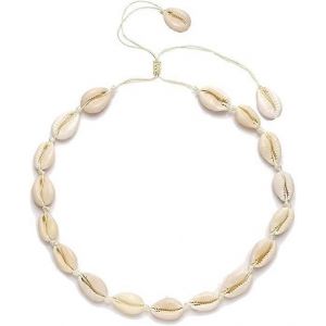 Collier Ras De Cou Coquillage Cauris Pour Femmes Puka Shell Collier Cordon Coquillage Collier Hawaiian Beach Jewelry - Neuf
