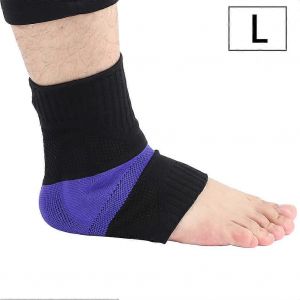 1pc Cheville Entorse Support Bandage Sport Basket-Ball Tricoté Blessure Protecteur Attelle (L) - Neuf