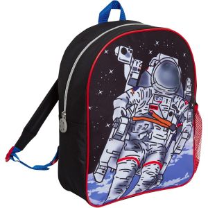 CHECARZHN--NO1-Sac À Dos Space Avec Insert Photo Personnalisé Pour Enfants, Filles, Garçons, Astronaute, Spaceman, Sac À Dos D'École, Noir , Taille Unique - Neuf