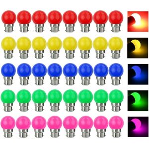 Ampoule E27 A55 Dimmable, Ac220-240v Blanc Chaud 2700k, Transparent Ampoule Globe E27 A55 Pour Plafonnier, Lampe De Bureau, Applique, Lampadaire, Lot De 5 - Neuf