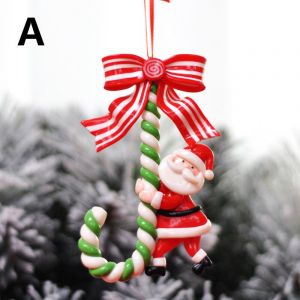 No&euml;l Pendentif Arc Candy Cane Bonhomme De Neige Suspendus Ornement Xm - Neuf