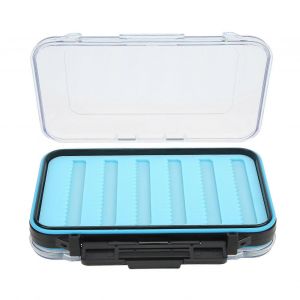 2024fly Box Bo&icirc;te &Agrave; P&ecirc;che Transparente Double Face Portable Abs R&eacute;sistant Aux Chocs Bo&icirc;te &Agrave; P&ecirc;che En Silicone &Eacute;tanche Pour La P&ecirc;che - Neuf
