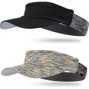 Chapeau De Pare-Soleil Femmes Hommes Absorption De La Transpiration Sports Visière Élastique - Neuf