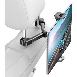 Support pour Appui-t&ecirc;te de Voiture sur si&egrave;ge arri&egrave;re, Support de Voiture pour t&eacute;l&eacute;phone/Tablette, Rotation &agrave; 360&deg;, Solide et Stable, Compatible avec Les tablettes, iPad, t&eacute;l&eacute;phones - Neuf
