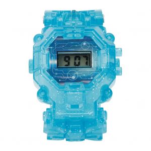Montre-Bracelet Transformable Pour Enfants, Veilleuse, Jouet Electronique Robot (Bleu) - Neuf