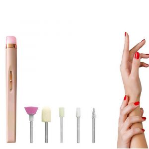 Machine &Agrave; Ongles &Eacute;lectrique 5 En 1 Avec Lumi&egrave;re Led Pour Manucure Et P&eacute;dicure - Neuf