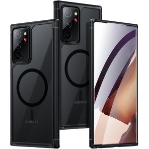 JGD-Coque de protection pour Samsung Galaxy Note 20 Ultra, compatible avec MagSafe, dos mat translucide, r&eacute;sistant aux chutes, aux chocs, anti-traces de doigts, noir - Neuf