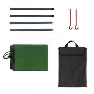 Pare-Brise En Toile Pour R&eacute;chaud De Camping Pour Barbecue En Plein Air, Pique-Nique, Camping, Randonn&eacute;e, R&eacute;chaud L&eacute;ger, Pare-Vent - Neuf