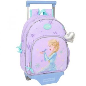 Sac &Agrave; Dos &Agrave; Roulettes Maternelle Reine Des Neiges Spirit 34 Cm Trolley Haut De Gamme - Neuf