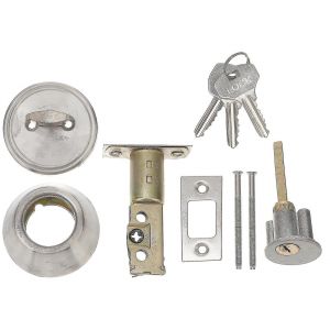 Serrure de porte en acier inoxydable pour pr&eacute;server votre intimit&eacute;, id&eacute;ale pour la s&eacute;curit&eacute; de votre maison et de votre garage. - Neuf