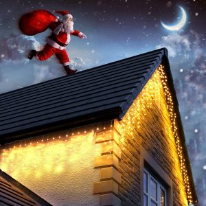 Jgd-Transformateur Guirlande 31v, Prise 31v 6w Pour Guirlandes Lumineuses Avec Fonction M&eacute;moire, Minuterie 6h, 8 Modes D&iquest;&Eacute;clairage (Livr&eacute; Avec 240 Led Guirlandes Lumineuses) - Neuf