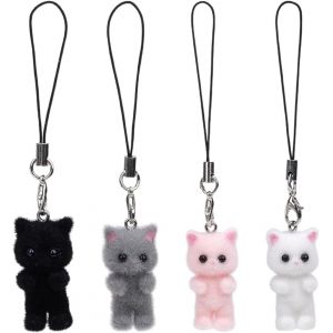 KALANKA-4 breloque de Téléphone Mignon Sangles Téléphone Portable Pendentifs Esthétiques Téléphone Portable Accessoires pour Étui de Téléphone Clé Voiture Sac à Main Décoration - Neuf