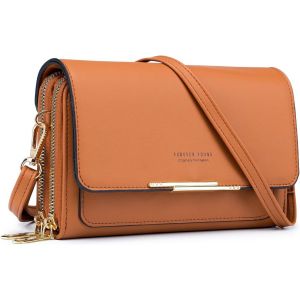 RFCBC-Sac Téléphone Portable Femme - Petit Sac Bandoulière Femme - Sac à Bandoulière Femme en Cuir PU - Sac À Bandoulière Petit avec Réglables Bandoulière - Neuf