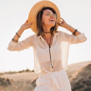 Kalanka-Colliers Boh&egrave;me Pour Femme, Tenues De Concert De Campagne, Tenue Occidentale De Nashville Pour Femme, Collier Ras Du Cou, Long Collier En Cuir, Bijoux Occidentaux, Accessoires De Cowgirl De - Neuf