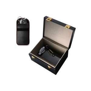 &Eacute;tui pour cl&eacute; de voiture avec protection RFID et pochette antivol - Neuf