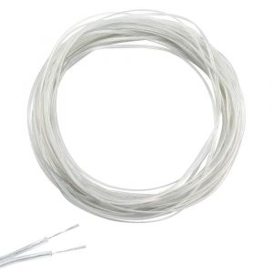 LanYing 15 Mètre Fil Électrique Transparent 2 Fils 0,75 mm² Câble Électrique Flexible Transparent Découpable Extension Cable pour Accessoires Electriques Petit - Neuf