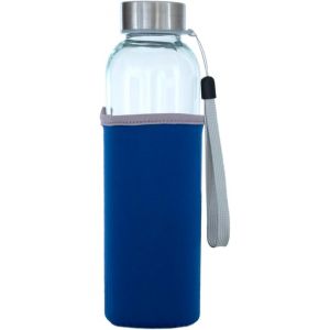 Gourde En Verre-Bouteille De Sport,Randonnée Et École-Durable Pour Tous Les Jours,Couleur Bleue - Neuf