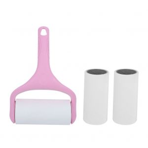 HJLIAN Rouleau anti-peluches dechirable pour vetements et poils, outil de retrait de brosse roulante rose - Neuf