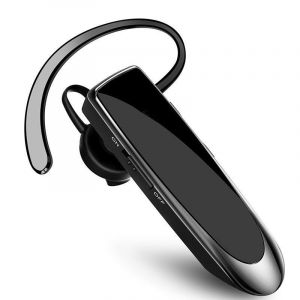 Casque Bluetooth mains libres, casque Bluetooth sans fil avec microphone, autonomie en veille de 30 jours (noir) - Neuf