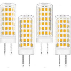 Paquet De 4 Ampoules Led À Culot 9w Gy6.35 Ac/Dc 220v Blanc Chaud 3000k Équivalent À Une Ampoule De Remplacement Halogène 9w [Classe Énergétique A+] - Neuf