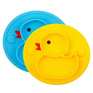 Assiette bébé bol mini napperon en silicone pour bébés,tout-petits et enfants assiette portable bébé non sli - Neuf