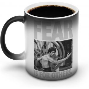 La Tasse Bruce Lee Change De Couleur Lorsqu'elle Est Chauffée, La Tasse À Café Est Durable Et Facile À Nettoyer, Tasse Familiale 330 Ml - Neuf