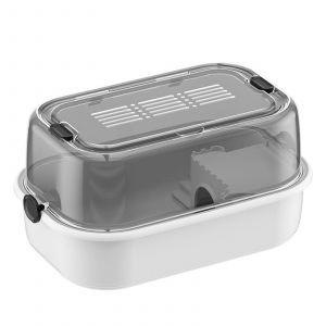 Hamster Cage Villas Avec A&eacute;r&eacute; Pour Les Petits Animaux, Les Cochons De Guin&eacute;e, De H&eacute;rissons, De La Maison, De La Piscine Int&eacute;rieure, Animaux De Compagnie En Cage Avec Blanc Transparent - Neuf