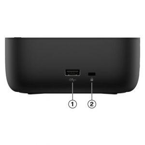 HP USB-C 100W G6 Dock - Station d'accueil - pour ordinateur portable, ordinateur de bureau - USB-C - HDMI, 2 x DP - 2.5GbE, 802.11a, 802.11b/g/n, Bluetooth - 120 Watt - Europe - pour P/N: 63B28AA, 63B31AA - Neuf