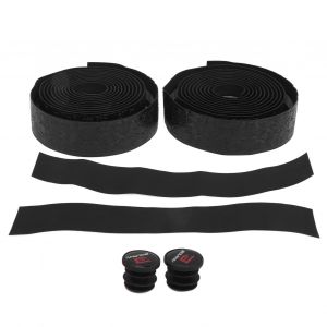 Sangle De Guidon De Velo Bolany Highway, Legere, Impermeable Et Resistante A L'usure, En Silicone, Motif Neige, Noire - Neuf