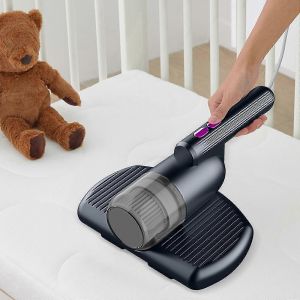 Aspirateur de lit,aspirateur de matelas 7.5KPa nettoyeur de matelas profond à main à haute fréquence double battement,adapté à la literie,canapé,autre tissu - Neuf