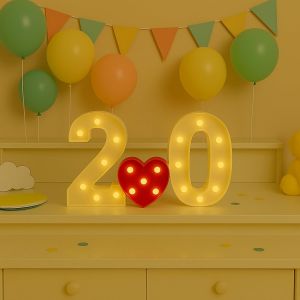 - Lettres Led Avec Lumi&egrave;res, Lettre T Avec Lumi&egrave;re Chaude Pour D&eacute;coration Et Ambiance, &Eacute;clairage De Nuit De Chevet, Anniversaires, Mariages, Vitrines. Fonctionnant Sur Batterie - Neuf