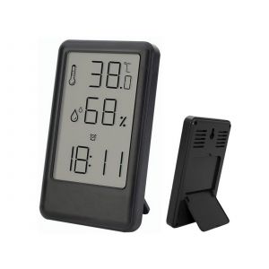 Thermom&egrave;tre et hygrom&egrave;tre num&eacute;rique 3 en 1 avec &eacute;cran LCD - Neuf