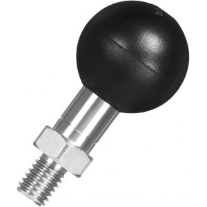 MEVRONISSHOP-FANAU Base de montage adaptateur &agrave; bille de 1 pouce, compatible avec bras &agrave; double raccord de taille B de RAM Mounts, convient pour les trous filet&eacute;s M8x1.25, motos, VTT et v&eacute;hicules &eacute;le - Neuf