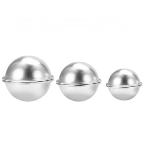 Moules À Bombe De Bain En Alliage D'aluminium Artisanat Pétillant Fait À La Main Outils De Moule À Gâteau - Neuf