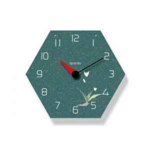 Horloge murale de 14 pouces pour chambre et salon &iquest; Mouvement silencieux, mat&eacute;riau acrylique, fonctionne &agrave; piles - Neuf