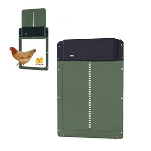 Ouvre-Porte Automatique Pour Poulailler Avec Capteur De Lumi&egrave;re Pour Volailles - Neuf