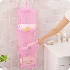 Filet De Rangement Rose Pour Enfants, Panier En Maille Pliable, Rangement Suspendu Pour Jouets En Peluche, Petits Vêtements, Lingerie, Chaussettes-Générique - Neuf