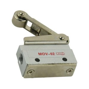 MOV-02 8,5 mm 2 positions 3 voies à levier à rouleaux Valve mécanique - Neuf