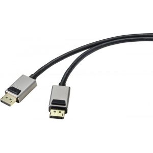 Speaka Professional - C&acirc;ble De Raccordement Displayport Fiche M&acirc;le Displayport, Fiche M&acirc;le Displayport 2.00 M Noir Sp-951 - Neuf
